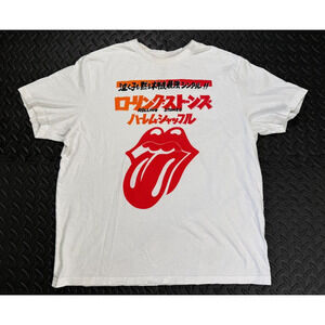 Tailgate Rolling Stones Japan Asia 2020 American Eagle Outfitters White Shirt L